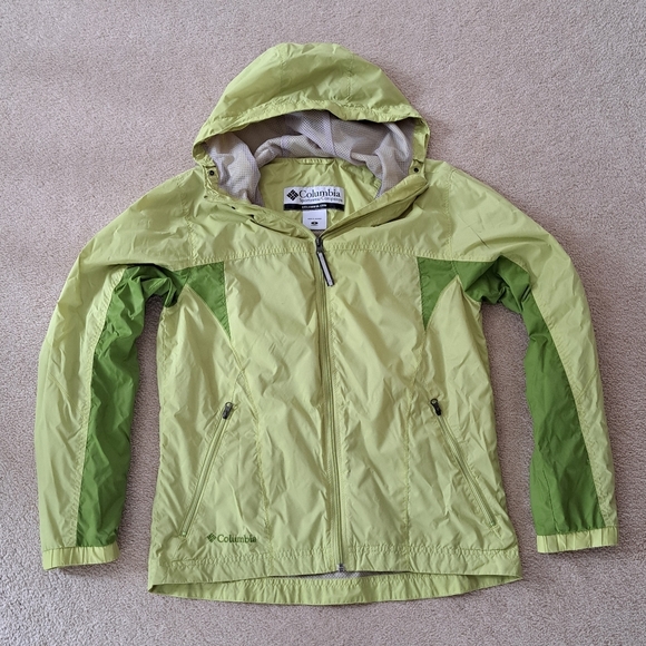 Columbia Packable Jacket Women's Small Green Soft Shell Lightweight Windbreaker - Picture 16 of 16
